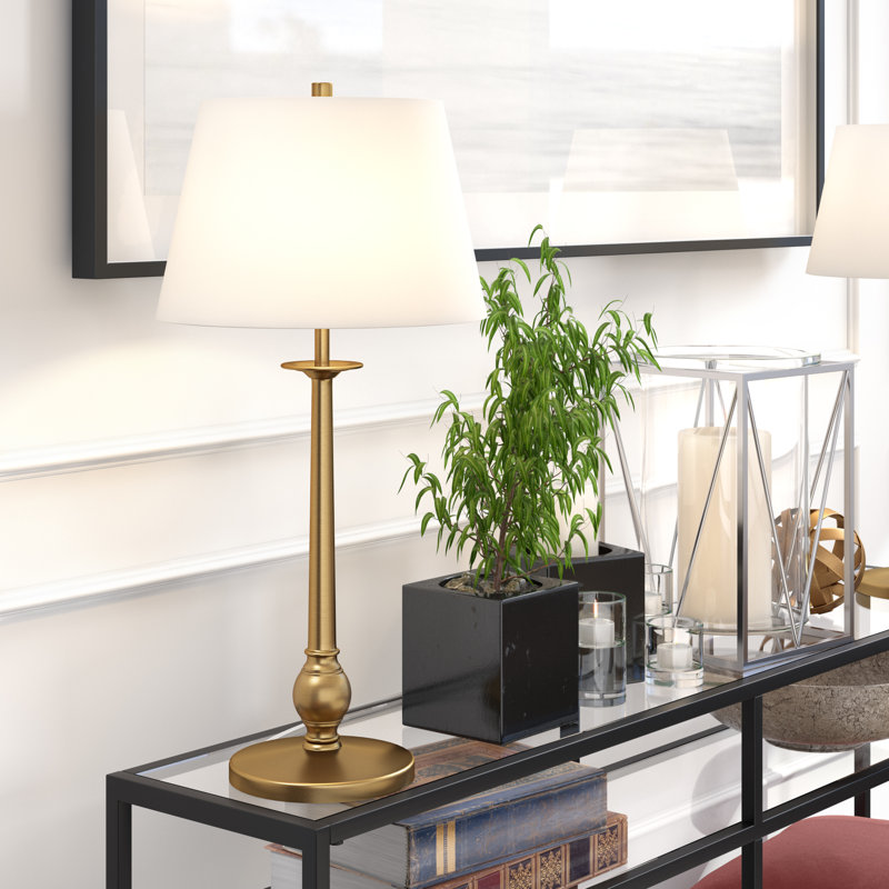 Wilmer Metal Table Lamp, Brass