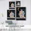 Moonlight Flowers III, reproduction encadrée - bois massif-771889537
