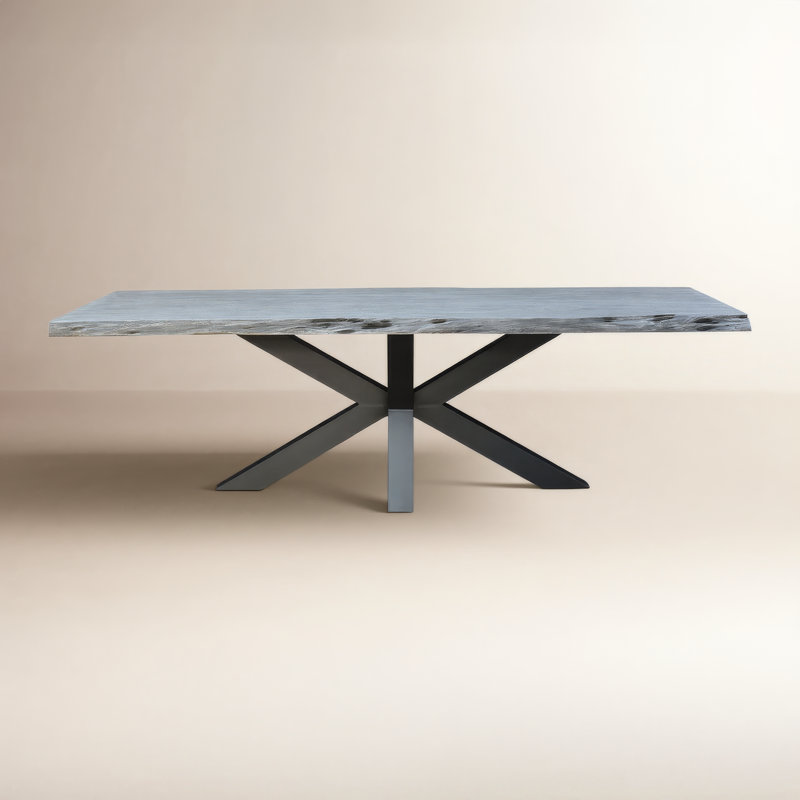 Edge Solid Wood Dining Table, 30" H x 84" L x 40" W