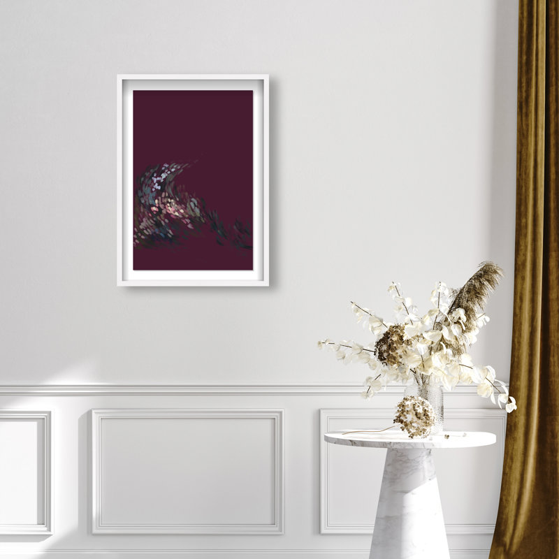 A Spring Wave Print by Oliver Gal, 21.5"H x 31.5"W, White Shadowbox