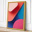 Colour Harmony Geometric - Wrapped Canvas-425665190-425665194