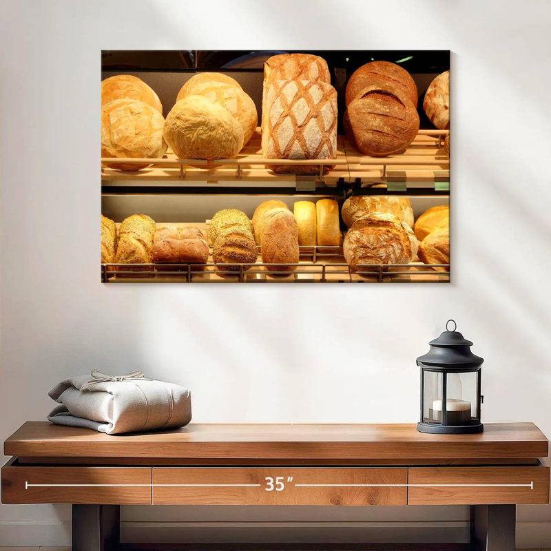 Yarlin Baking With Apples, 32" H x 48" W