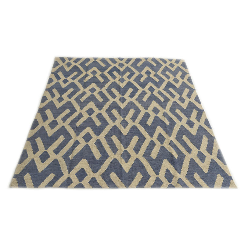 Tapis bleu 4 x 6 Pinkerton
