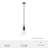 Klein 1 Light Glass Cone Pendant-70776546-70776547
