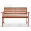 Banc d'extérieur en bois massif Carmino