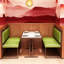 Banc rembourré en similicuir Retro Light Luxury