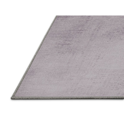 Machine Washable Abstract Pink Area Rug