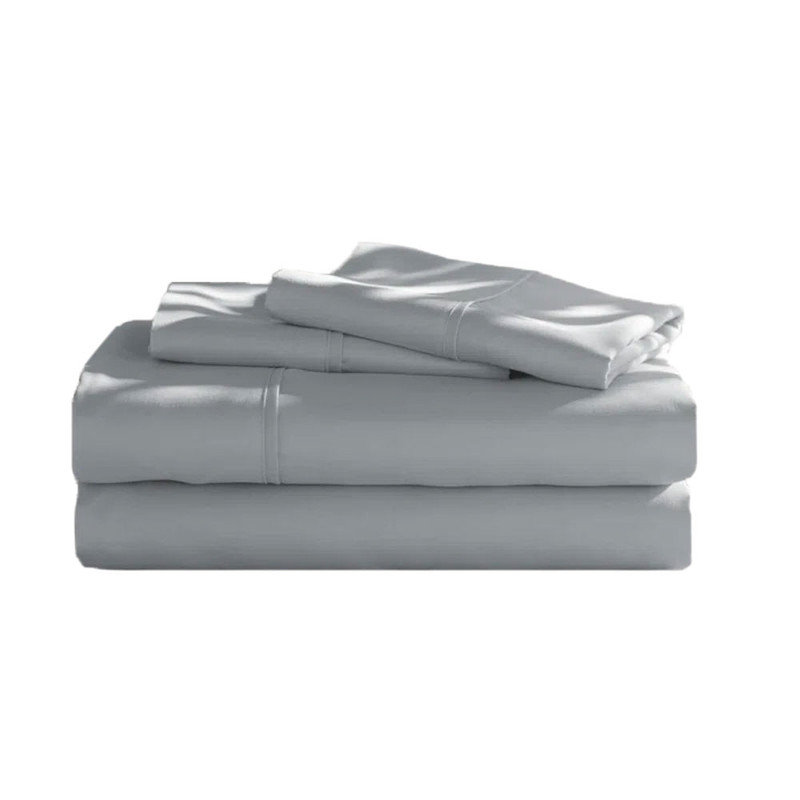 Ensemble de draps en microfibre douce - Basics by Wayfair, Ensemble de draps pour grand lit avec 2 taies d'or