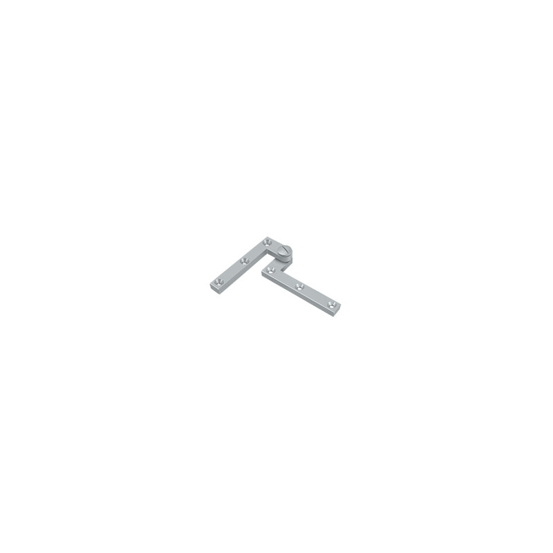 Butt Bearing Hinge, Brushed Chrome