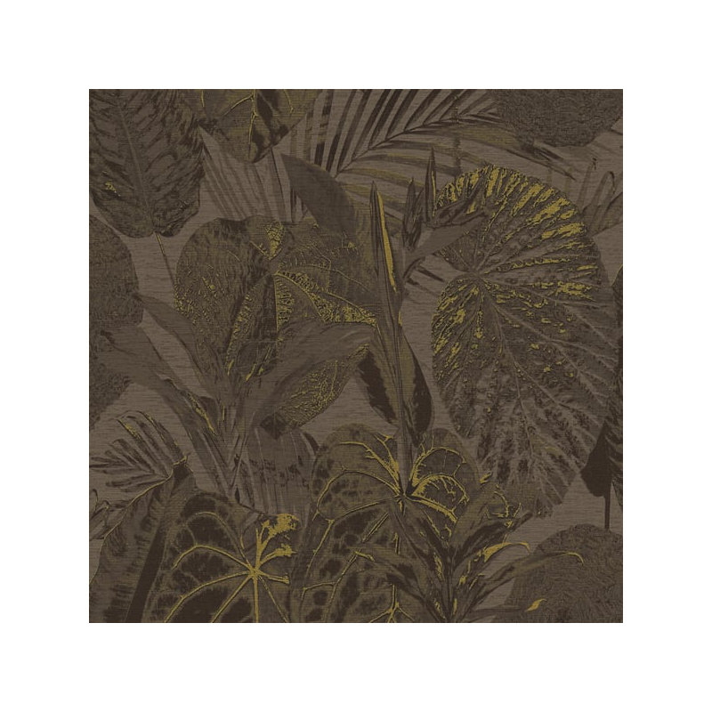 Flourish 10m x 53cm Glitter Wallpaper Roll, Bronze