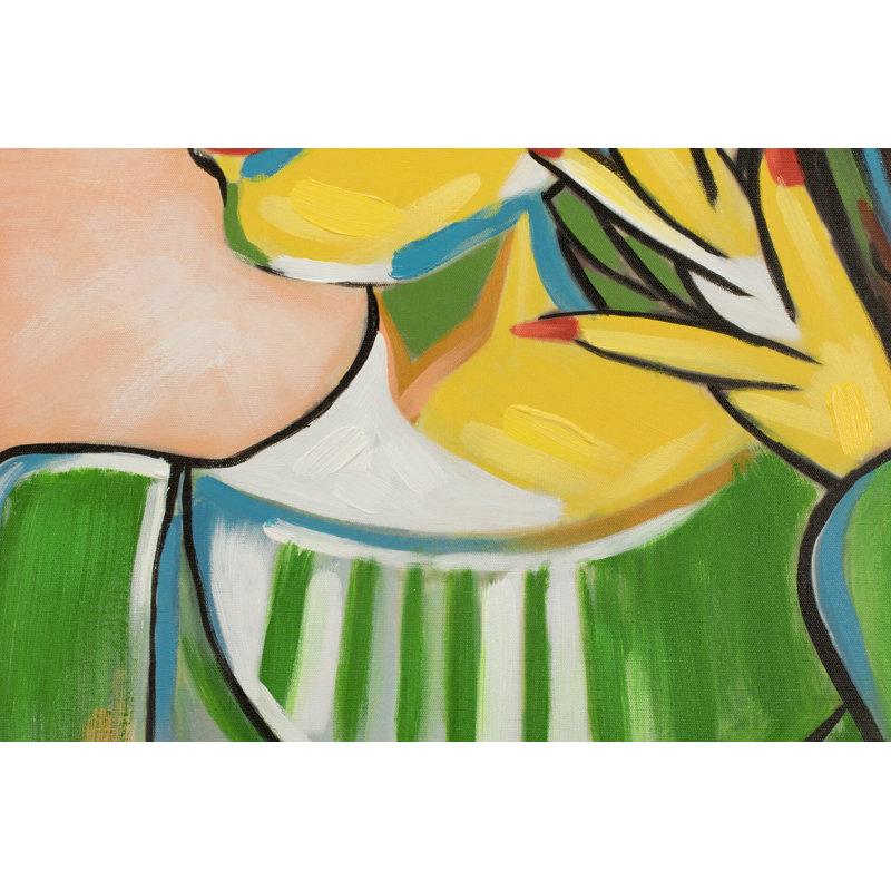 Hand -painted acrylic painting, inviolable grace
