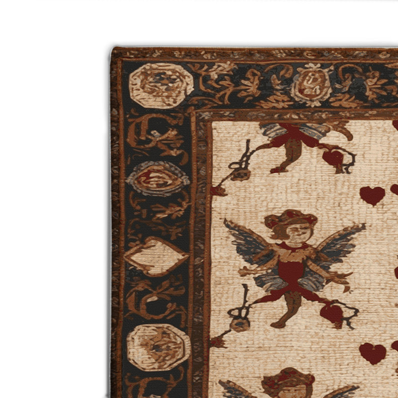 Tapis d'intérieur et d'extérieur brun français