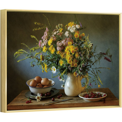 Peinture sur toile, cadre flottant