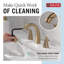 Robinet pour salle de bain en or brossé avec douchette Arvo-103531875