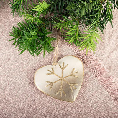 4.25'' Solid Metal Shatterproof Holiday Shaped Ornament