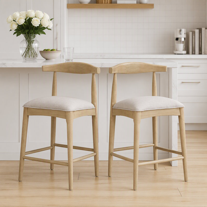 Swivel Upholstered Counter Stool