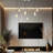Adjustable Height 6 Lights Metal Body Chandelier