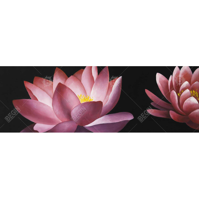 Motif de fleur de lotus