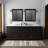 84 In. W X 22 D Double Bath Vanity With 34 Mirrors - Two Interior Cabinets, Fourteen Drawers For Engaging Storage Elegant