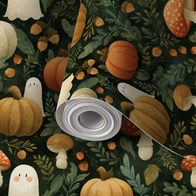 Papier autocollant auto-adhésif et aquarelle Halloween