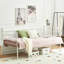 Metal Daybed Frame, White