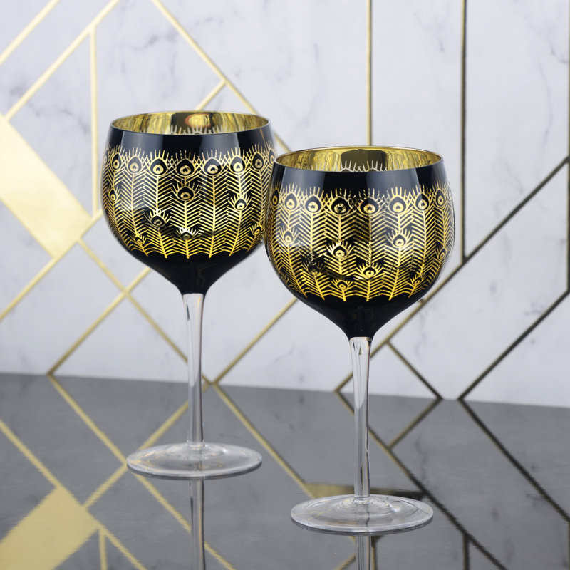 Midnight Gin Glasses