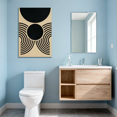 Fashion Black And Gold Geometric Abstract Design