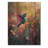 Hummingbird In The Spring Forest - Bird Wood Wall Art - On Natural Pine Wood-1776577029