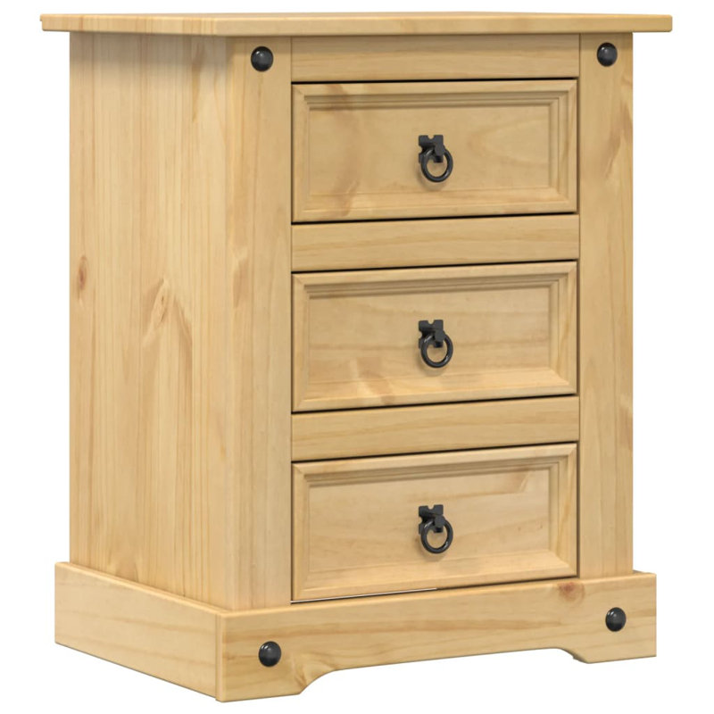 Leadley 53 cm W Bedside Table