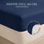 Ensemble de draps en bambou ultra doux - ensemble de 4 pièces - infroissable - feuilles de refroidissement avec poches profondes-612286706-612286665