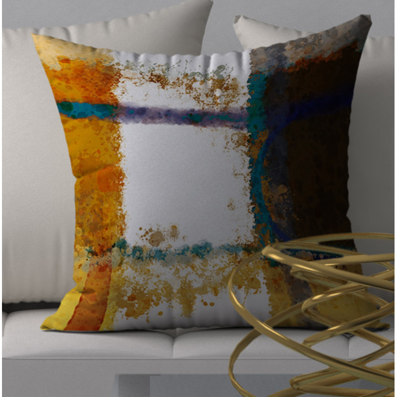 Housse d’oreiller carrée et Entraveri Exotic, 20 po x 20 po