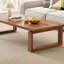 Table basse rectangulaire en bois massif-692684175