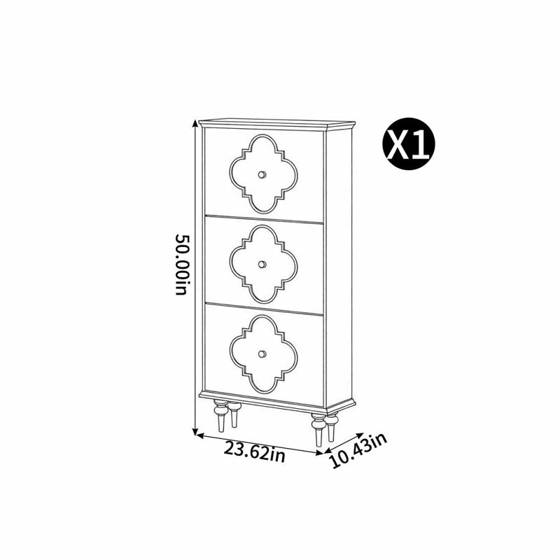 Christner, 50 po H x 23,62 po L x 10,43 po P 