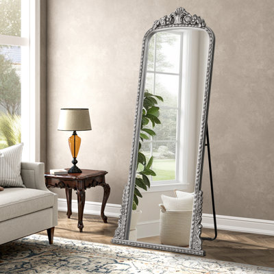 Shyfoy 80x180cm Full Length Mirror Vintage Arched Accent Mirror