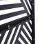 Panneaux de clôture 76 "H48" l 76 "noir - autoportant en métal pour la construction de patio-121639780