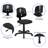 Meridian Mid-Back Swivel Mesh Task Office Chair with Pivot Back-382612510-382612509