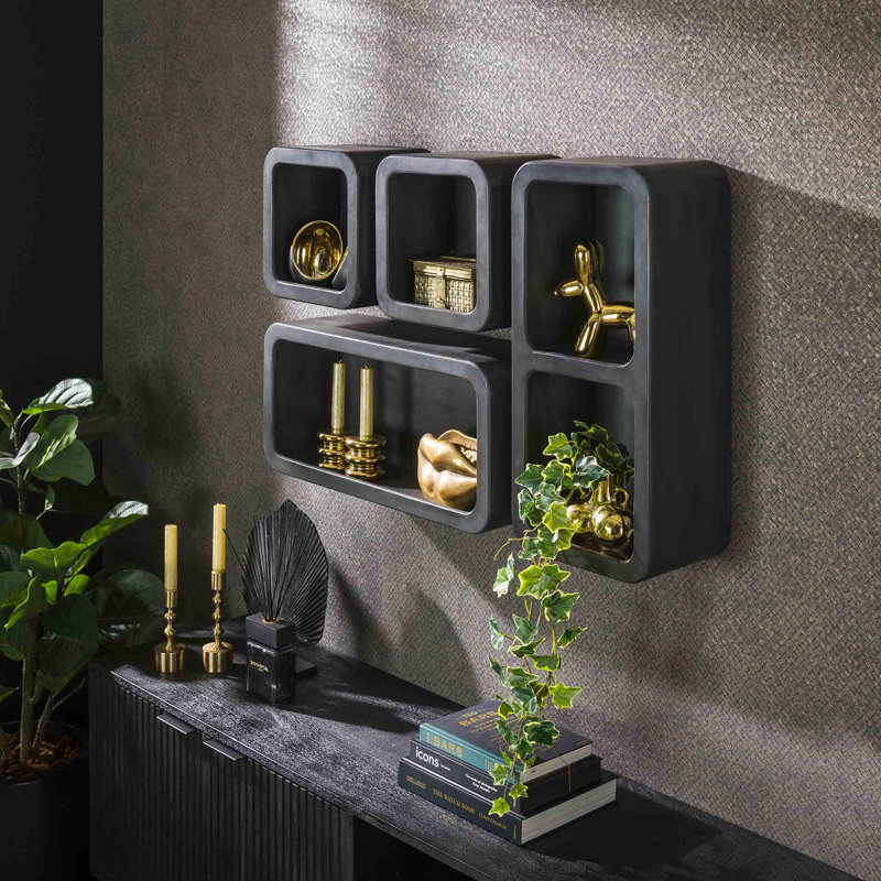 Beke 5 Piece Solid Wood Tiered Shelf