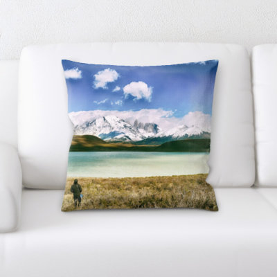 Microsuede Throw Pillow