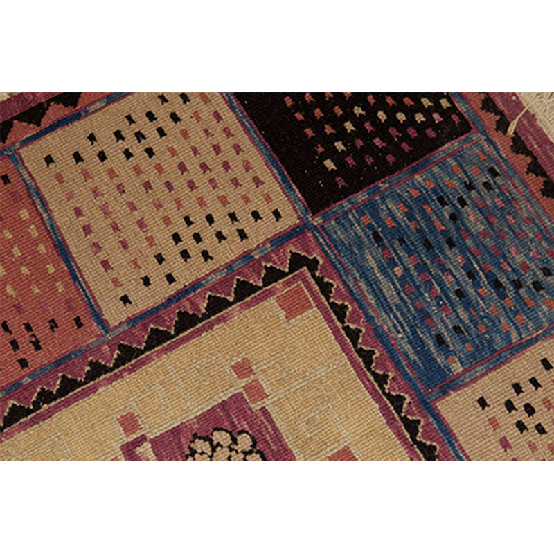 Hand-Knotted High-Quality Beige and Brown Area Rug