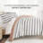 Patterned Ultra Soft 3 Piece Duvet Cover Set - Serenity-128498292-128498301