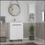 White 2 Piece Bathroom Set