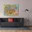 «Mandala Of The Heart» par Dean Russo, art mural sur toile-1665201939