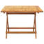 4 - Person Acacia Wood Patio Dining Set with Square Table
