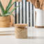 Argon Tableware - Scandi Glass Storage Jars with Wooden Lids - Set of 3-69691740