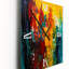 Yellow Journey Of Abstraction I - Horloges murales abstraites-596745079