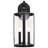 Bahaddin - 2 Light Large Wall Lantern - Matte Black with Clear Seeded Glass-316857526