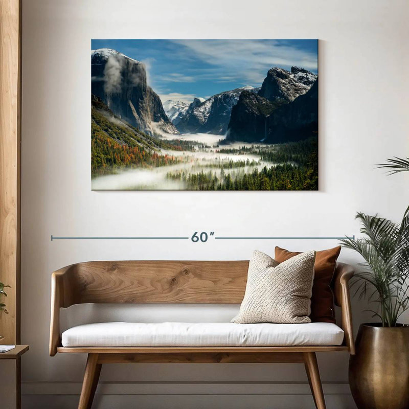 Alvord Yosemite Fog Valley, H 30 po x l 45 po