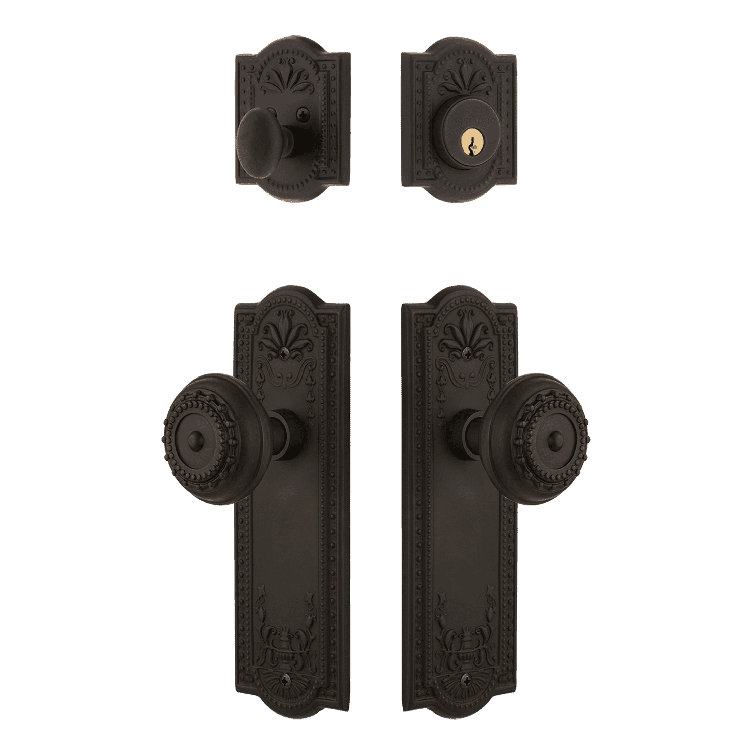 Nostalgic Warehouse Meadows Entry Set with Meadows Knob