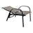 Outdoor Dining Armchair with Cushions