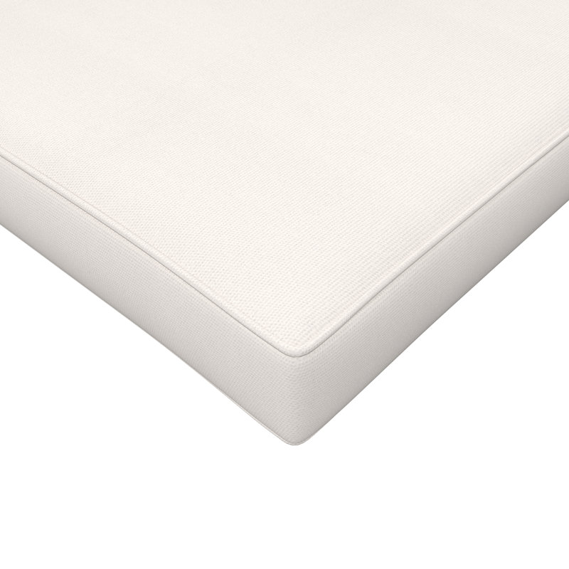 Coussin de siège pour repose-pieds Sunbrella®, Tissu naturel Sunbrella®, 24 po x 24 po